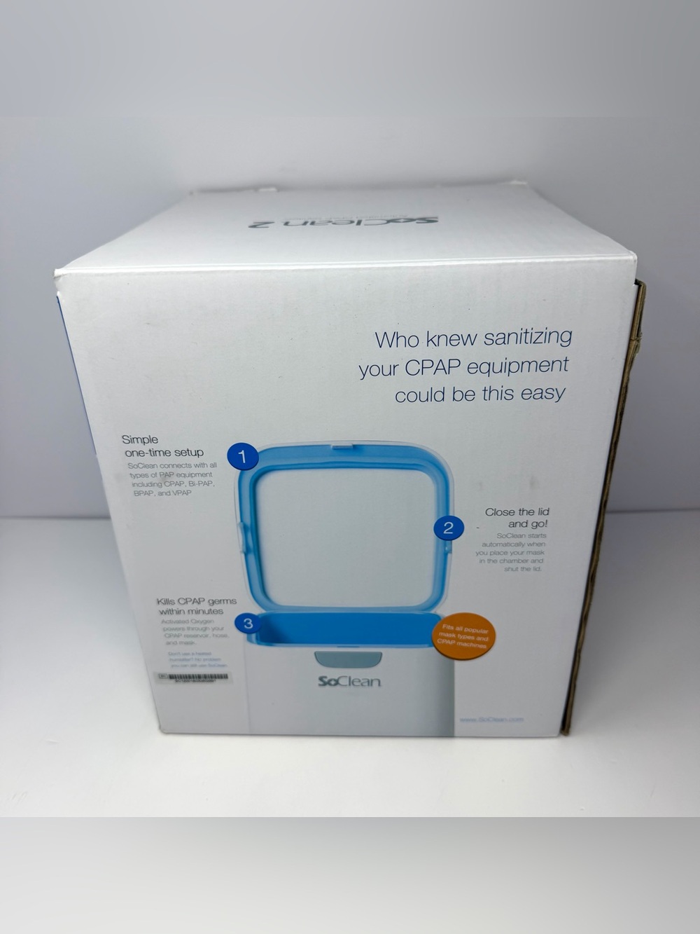 SoClean 2 Cleaner & Sanitizer Machine SC1200 Excellent In Box NEW Filter Kit. - Picture 4 of 16